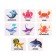 Developing set of "sea inhabitants", tasks on cards, marker