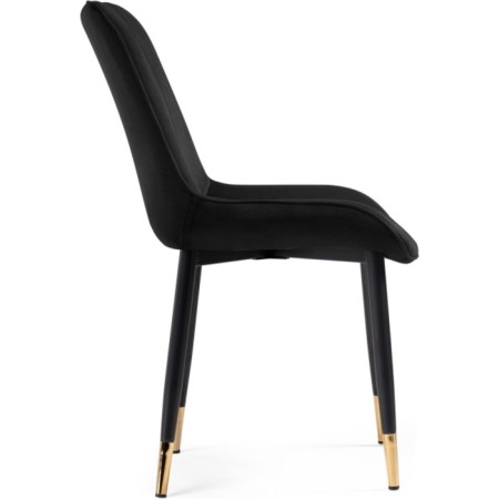 SEDA 1 Metal/Velur, Black/Black 52x60x87 cm stool-2