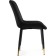 SEDA 1 Metal/Velur, Black/Black 52x60x87 cm stool