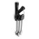 Furniture hook Cappio Branch, one -rod, black