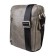 Male bag, lightning department, 1 external pocket, adjustable belt, gray color