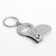 Kusachki - Miceps are manicure, on a keychain, with a file, with an opener, 6.5 cm, silver color