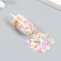 Decor for creativity plastic "Multi -colored paws" set 8 grams 5x2x2 cm