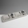 Watch stand, bracelets, phlock, 4 places, 35 × 10 × 3 cm, color gray color