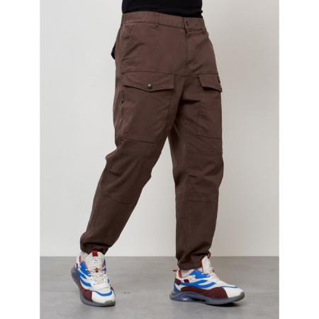 Male jeans, size 48, brown color-2