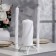 Candle-cylinder Wedding "Fillation", 16x7.5 cm, white, home