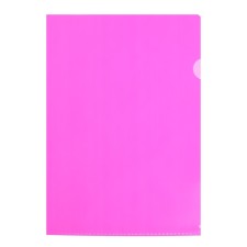 Folder-angle, A4, 180 microns, calligrata, translucent, neon, fuchsia