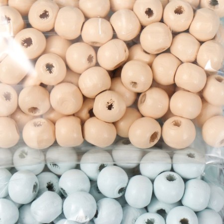 Set of beads for creativity "Marshmallow" D-0.8 cm, 4 colors x 15 g-1