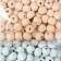 Set of beads for creativity "Marshmallow" D-0.8 cm, 4 colors x 15 g