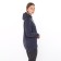 Female hoodies, dark gray color, size 44