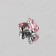 Rhinestones are sewing “drop”, rimmer, 6 × 10 mm, 50 pcs, pink color