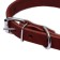 Collar of a single-layer leather, 45 x 2 cm, Osh 25-35 cm, brown