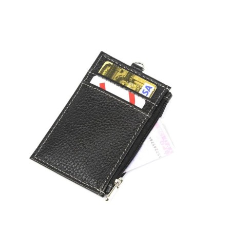 Cover for gaps, travel, 1 section for coins, 3 for cards, black fleet-1