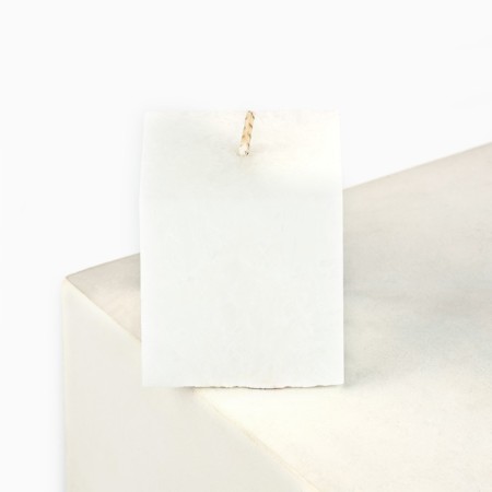 Interior New Year's Candle "Miracles" for the New Year, White, 5 x 5 cm-2