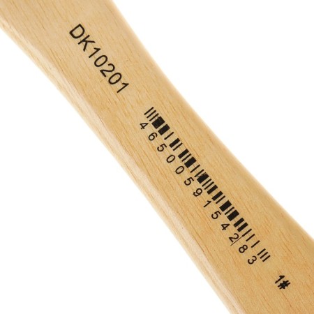 Brush stubble flute ZHK "Sonnet" No. 1, b = 33 mm, a short handle is saturated with varnish-4