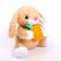 Soft toy "Rabbit with carrots", 17 cm