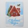 New Year! Earrings "New Year" hanging, Santa Claus, colored in gold