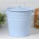 Bucket, 12 l, with a lid, blue color