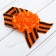 Icon with tape and orange flower on Victory Day "May 9", 10 x 12 cm