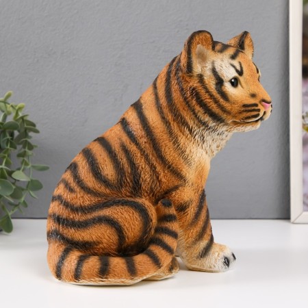The piggy bank "Tiger red" height is 23.5 cm, width 16 cm, length 23 cm.-2