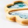 The copyrightor with epoxy food resin Adelica, 22.5 × 22.5 cm, whole cedar, Mix drawing