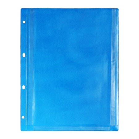 A4, 180 μm, calligrata top, PVC, with extension, matte, vertical, 5 pieces, blue-3