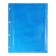 A4, 180 μm, calligrata top, PVC, with extension, matte, vertical, 5 pieces, blue