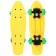 Penniboard Onlytop, 42x12 cm, PVC 50 mm wheels, plastic frame, yellow color