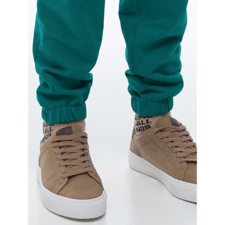 Pants for boys, height 128 cm, emerald color-9