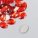 Decor for creativity Plastic "Rhil. Red" set of 150 pcs 1x1.4 cm