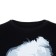 T -shirt male, black color, jocker, size 50