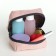 Cosmetic bag Dor units, 13*6*9, lightning department, lining, pink