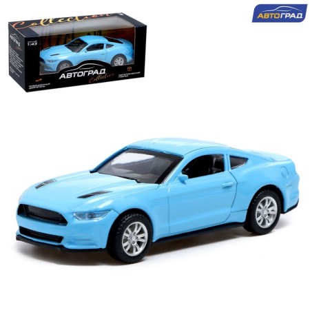 Metal “Sport” machine, inertial, scale 1:43, Blue color
