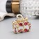Hair crab "Selena Galant" straight, 3 cm, gold