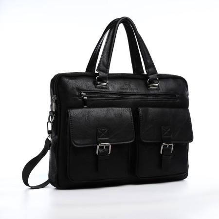 Male bag, terra dever, black color