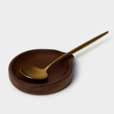 Spoon stand 11.5 × 13.5 × 2.5 cm, acacia-2