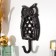 Hook decorative cast iron "point owl" 14x3x8 cm