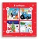 Set of puzzles 4 in 1 "New Year's Adventures of the Blue Tractor"