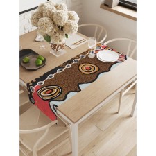 The path to the African abstraction table, Oxford, size 40x145 cm