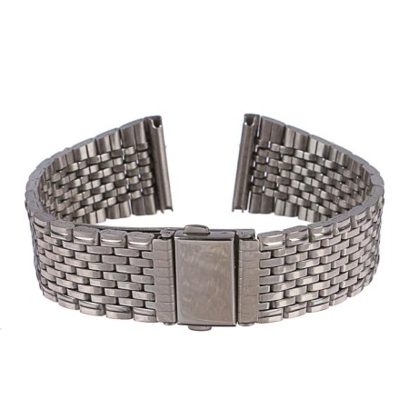 Watch strap, 20 mm, metal, L-17 cm, chrome-2