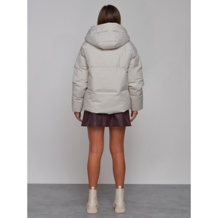 Winter jacket, size 50, light gray color-3
