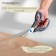 Portnovsky scissors, mowed blade, heat -resistant pens, 9.8 ’’, 25 cm, black/blue color