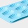 The form for baking the share "Underwater world. Shell ”, silicone, 28 × 17 × 2 cm, 9 cells (6.7 × 4.5 × 1.3 cm), blue color