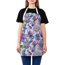Apron of a kitchen with a photo print 