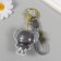 Trick rubber with carbine, strap "Elephant in a gray sweatshirt" 6x5.5x3.5 cm