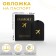 Passport cover, luggage tag, black color