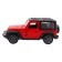 Inertial Funky Toys, Die-Cast, with a black roof, opening doors, 1:32, red color