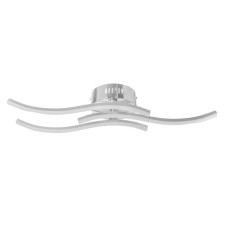Люстра "Волны" LED 18Вт 6000K хром 60x14х9 см BayerLux