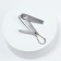 Kusachki-penniper manicure, with a file, 5.7 cm, with a chain, on a blister, silver color