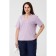 Female T -shirt, size 54, lilac color